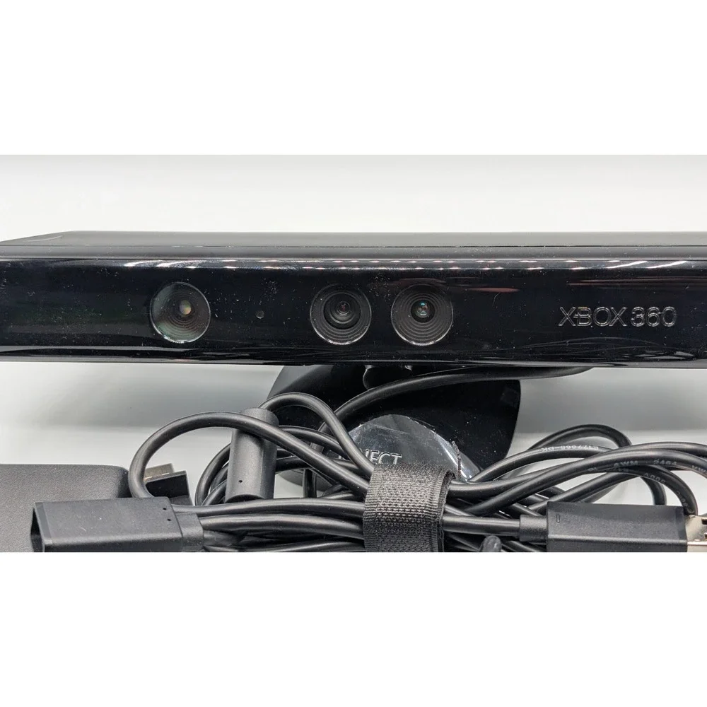 Microsoft XBOX 360 Kinect Sensor Bar with Original Box & Game